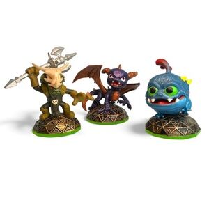 Skylanders Spyro’s Adventure Lot of 3, Spyro, Voodood, Wrecking Ball